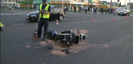 wypadek motocyklisty warszawa modzelewskiego